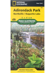 ADK National Geographic Northville/Raquette Lake map #744