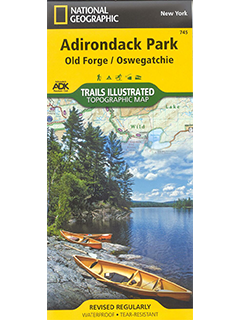 ADK National Geographic Old Forge/Oswegatchie map 745