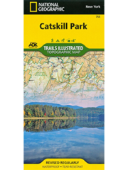 ADK National Geographic Catskill Park map 755