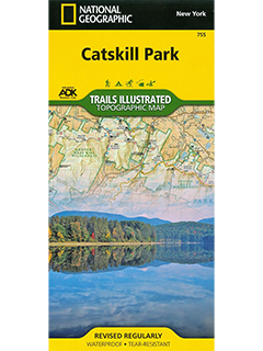 ADK National Geographic Catskill Park map 755