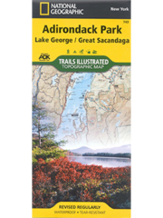 ADK National Geographic Lake George/Great Sacandaga map 743: