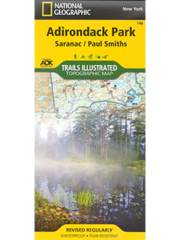 ADK National Geographic Saranac/Paul Smiths map 746