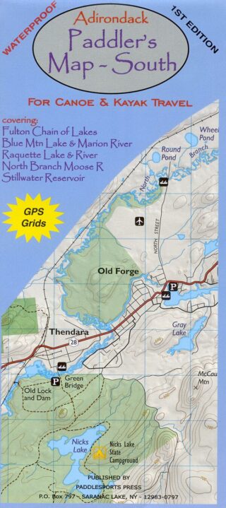 Adirondack Paddler's Map South
