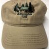 Khaki Adirondak Loj embroidered cap
