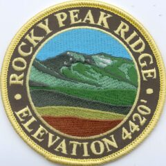 Rocky Peak Ridge Patch