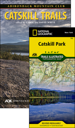 ADK Catskill Trails guide book and map pack