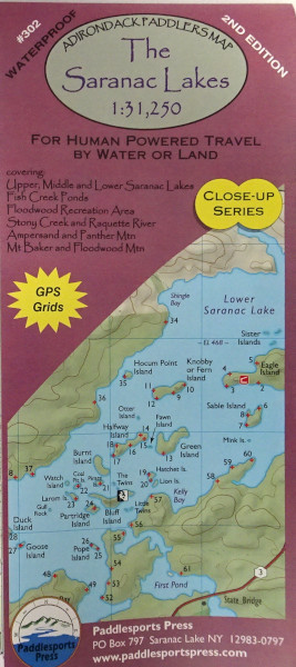 Image of The Saranac Lakes map