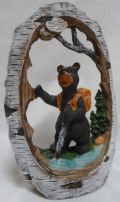 Bear in birch bark