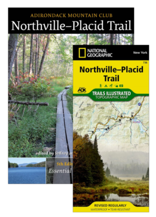 ADK Northville-Placid Trail guide book and map pack