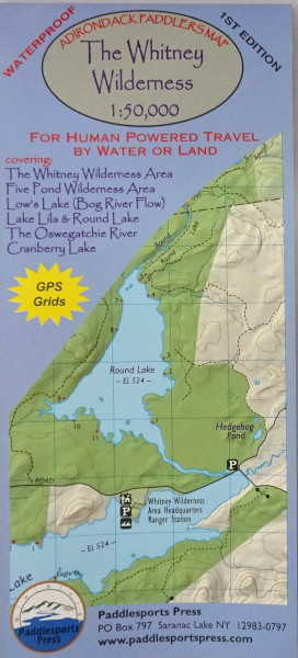 Image of Whitney Wilderness map