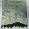 image of neck gaiter with topo map design
