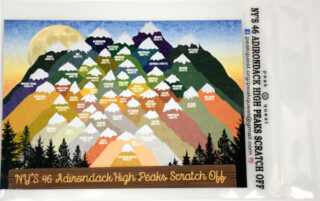 Image of 46 high peaks scratch-off card