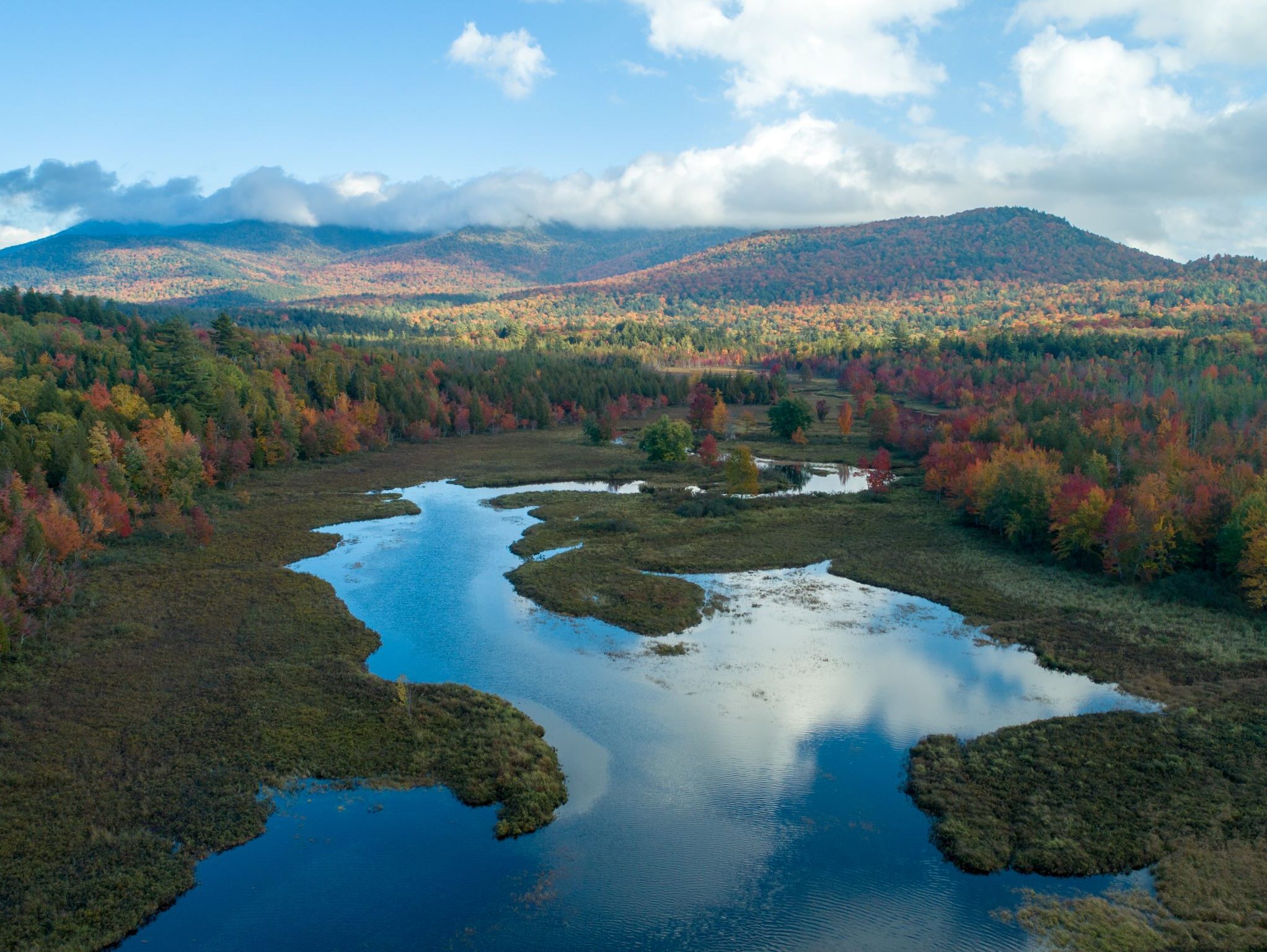 Cascade Lake - Adirondack Mountains - Drone Photography