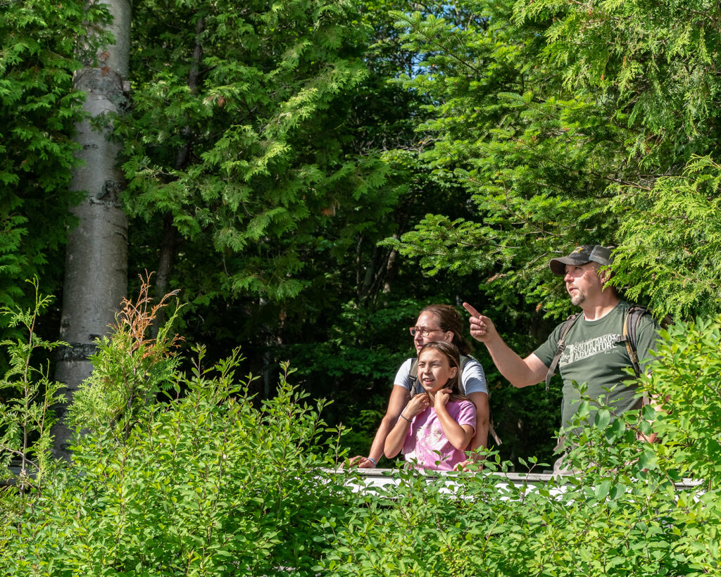 Family at Heart Lake