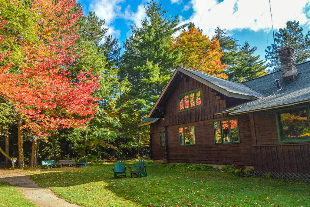 autumn at the Adirondak Loj