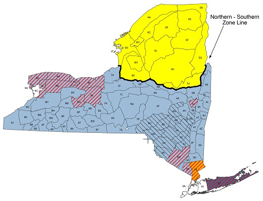 DEC Hunting Zone Map