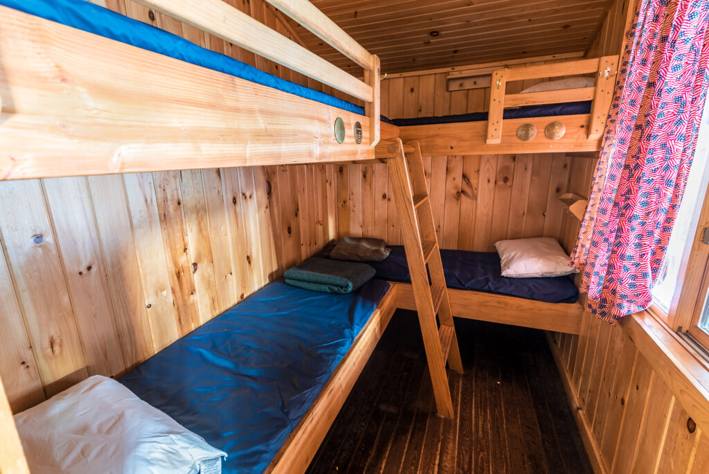 four person bunk room at Johns Brook Lodge