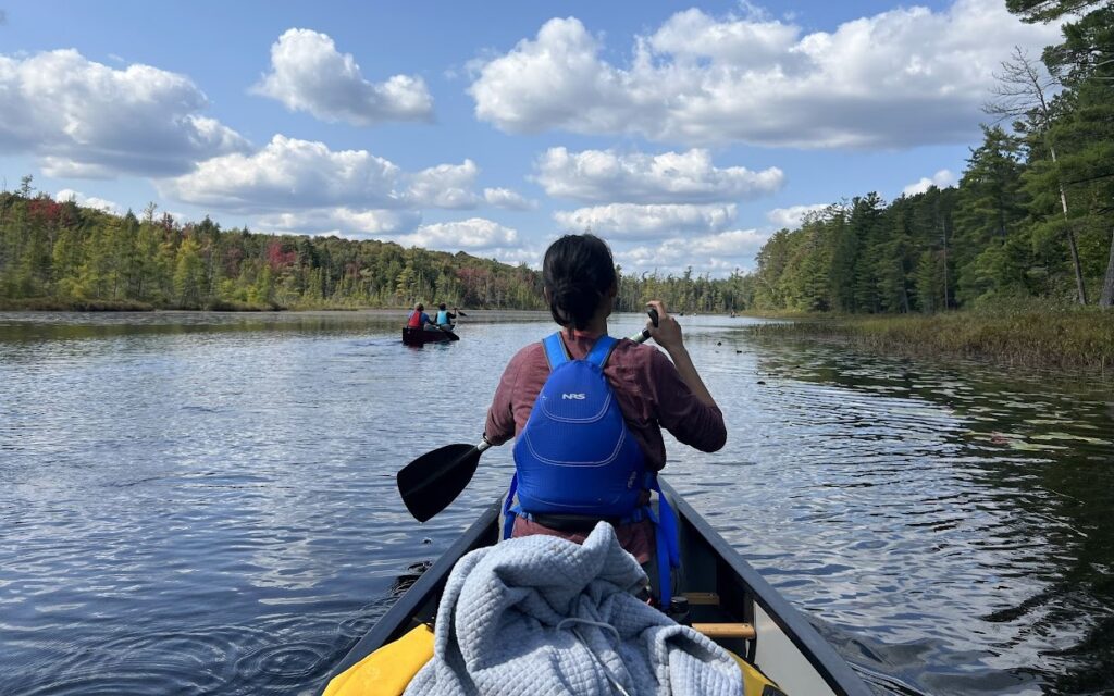 canoeing in the Saranac Lake Wild Forest