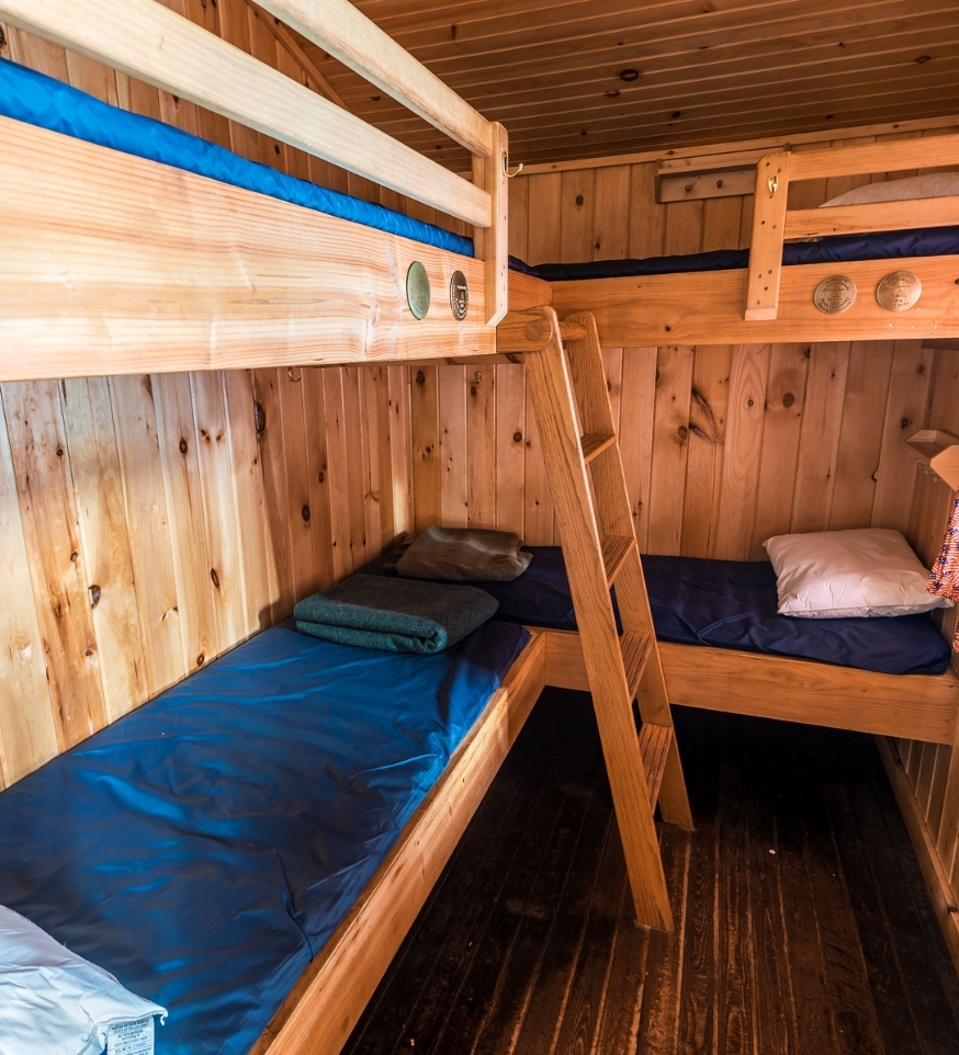 four person bunk room at Johns Brook Lodge