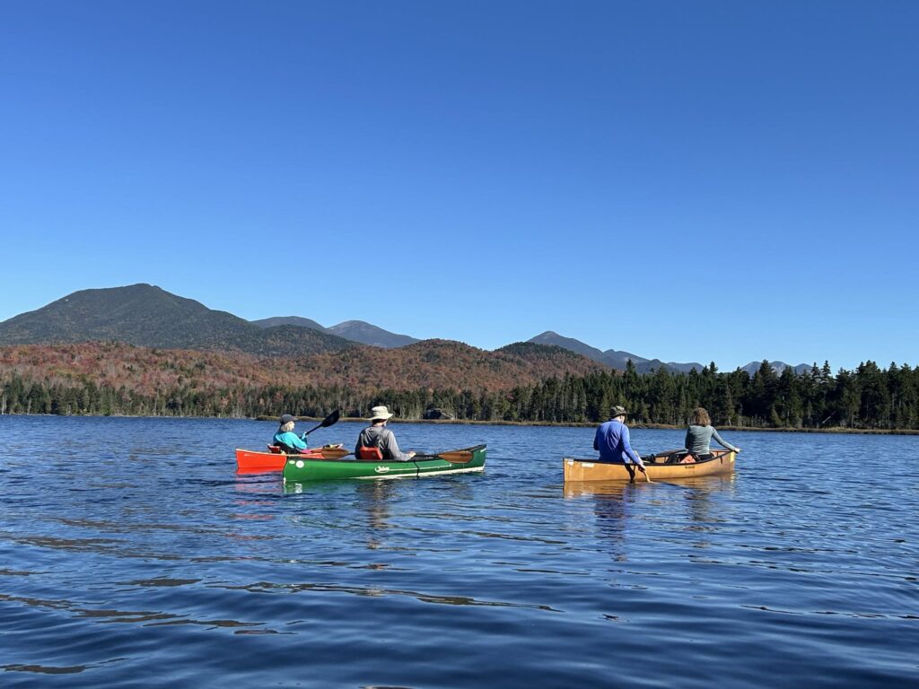 North woods chapter of ADK out on a paddle