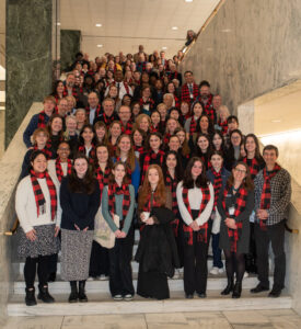 group picture at Adirondack Park Lobby Day in Albany
