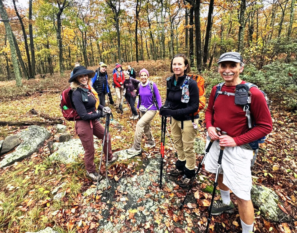 ADK NJ Ramapo chapter members on a hike
