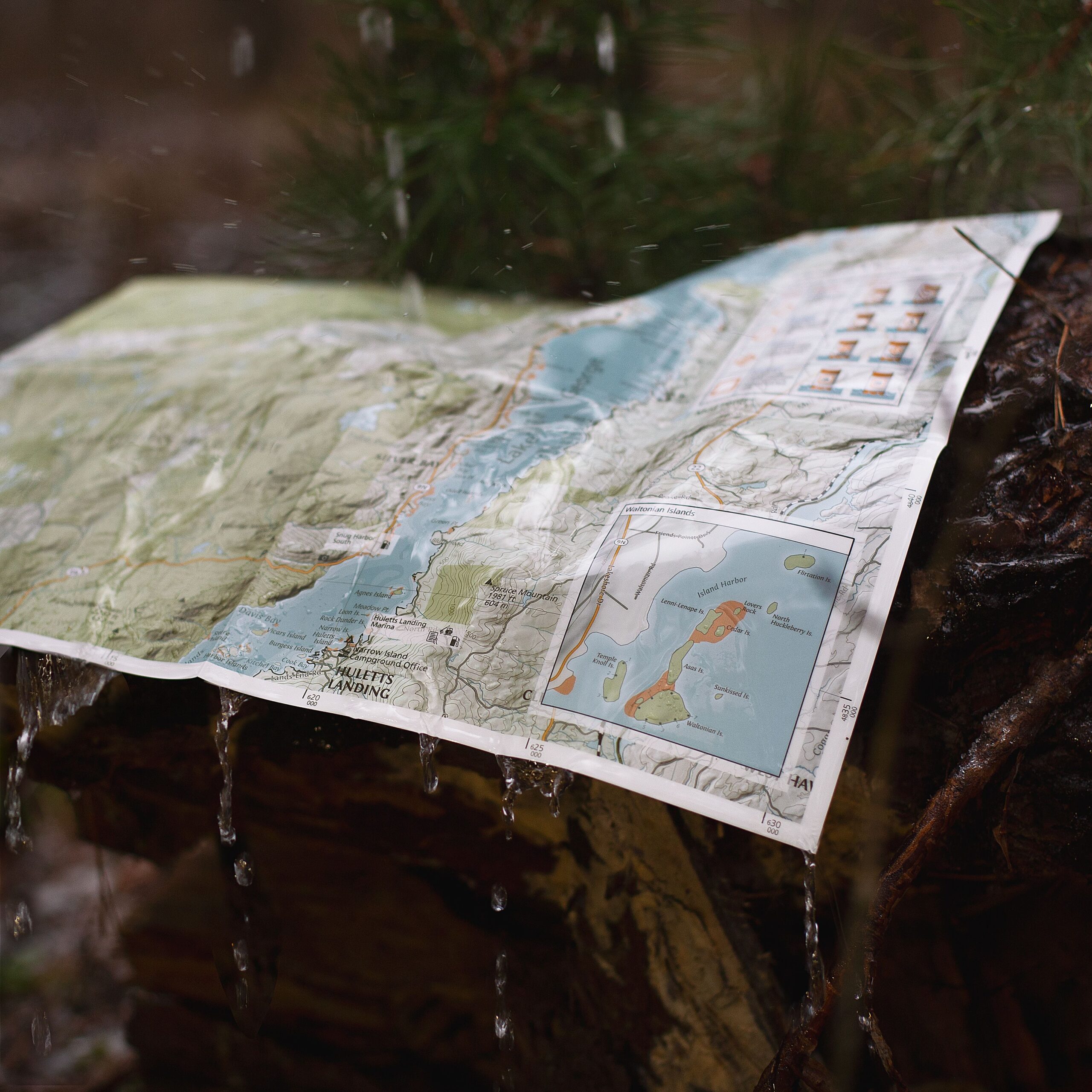 waterproof map