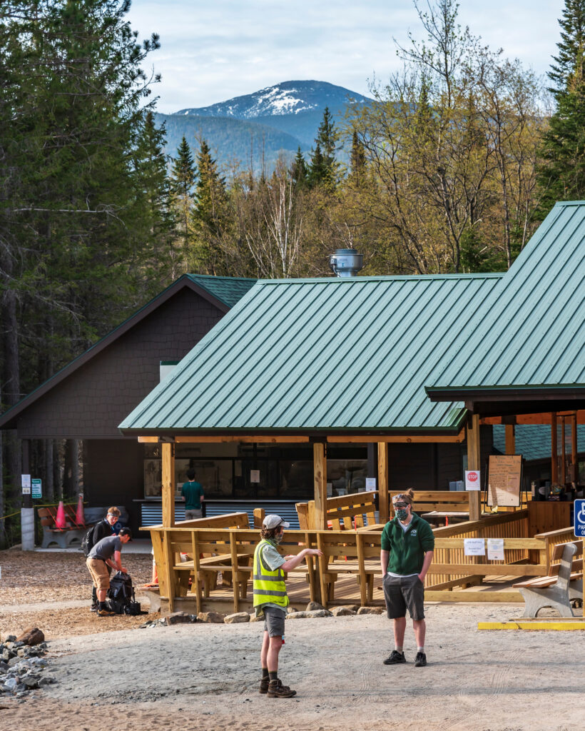 high peaks information center in shoulder season