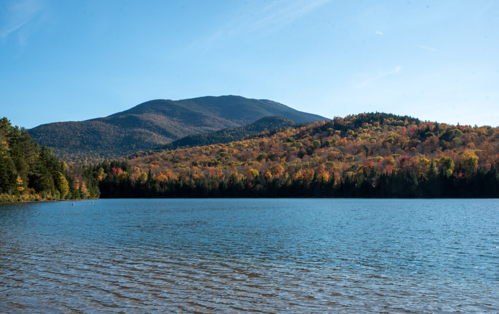 heart lake in fall