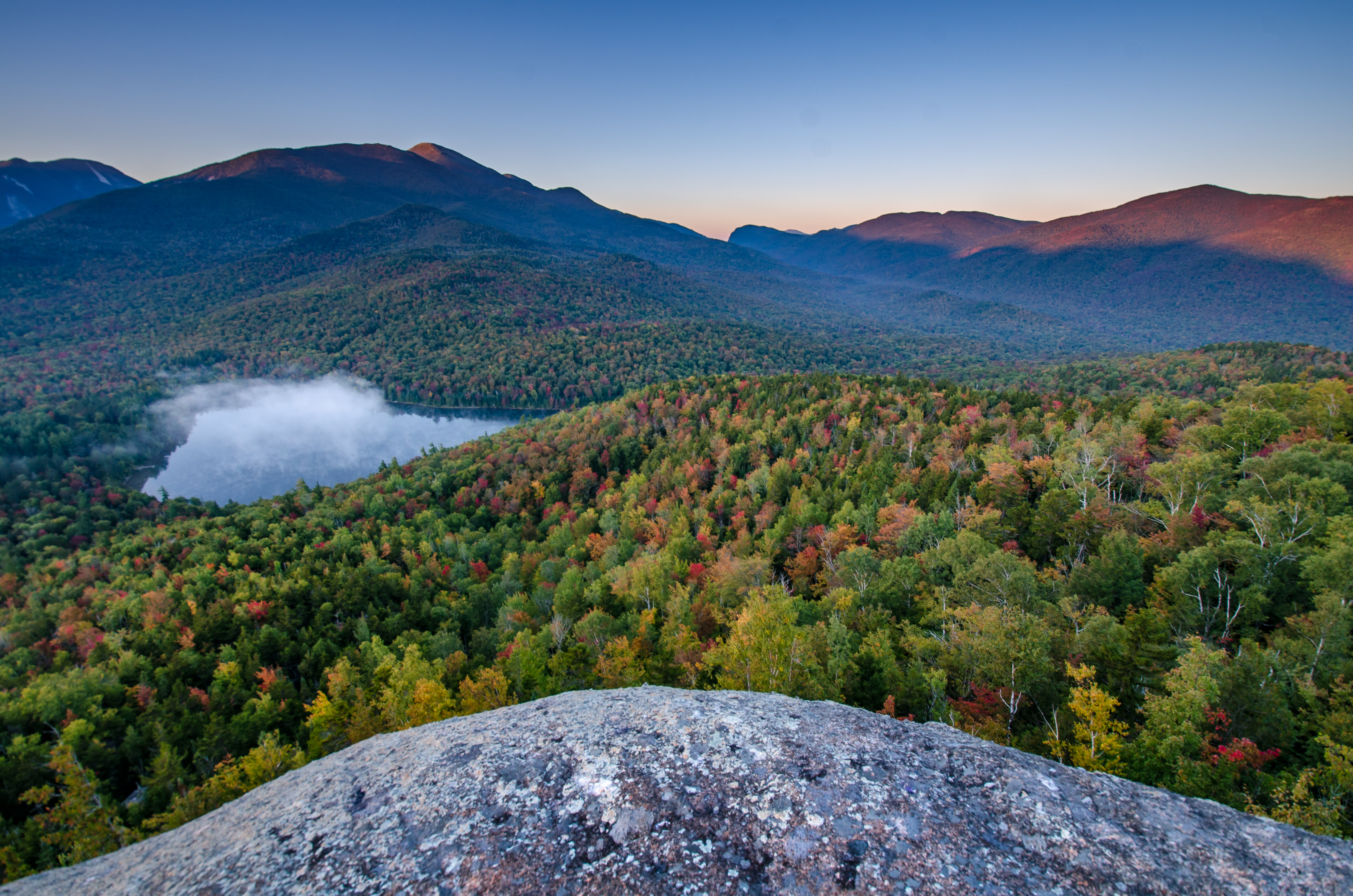 Sunrise over Mount Jo in the Adirondacks