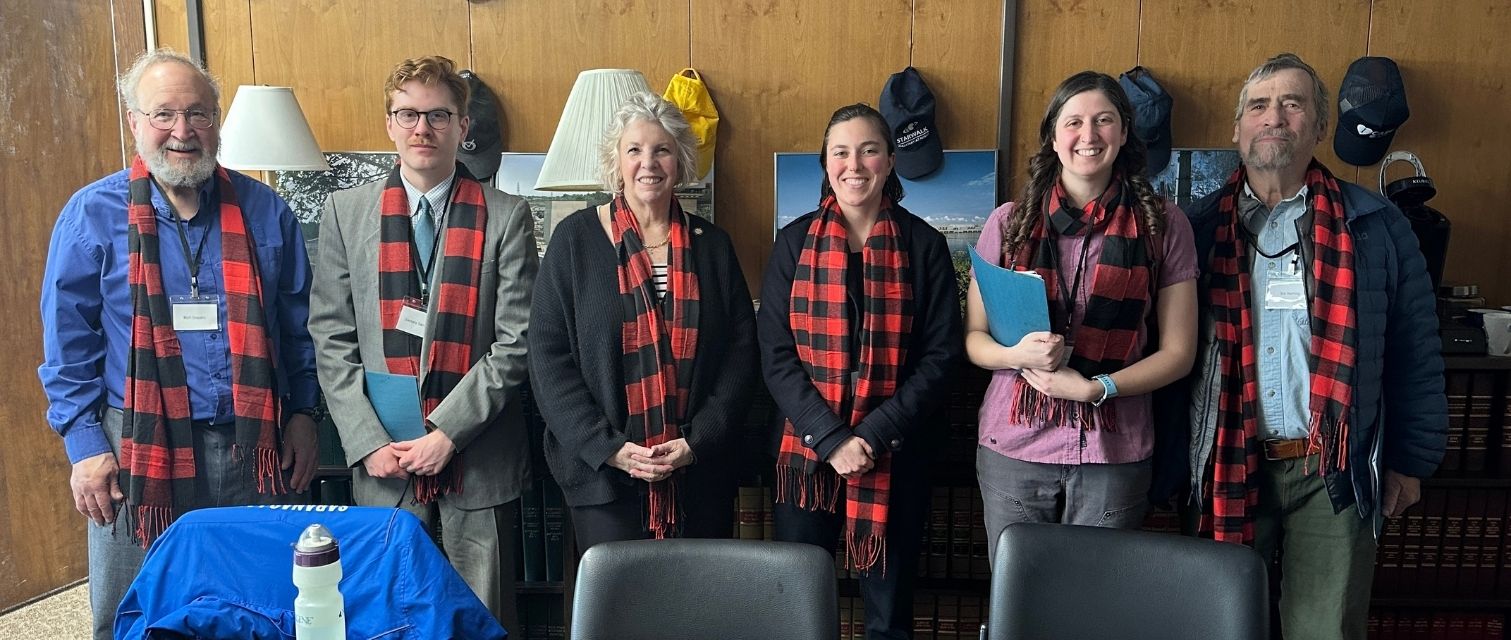 a group of people at Adirondack park lobby day in Albany, New York