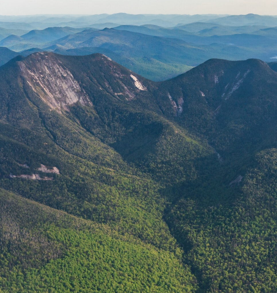 aerial view of gothics in the adirondacks