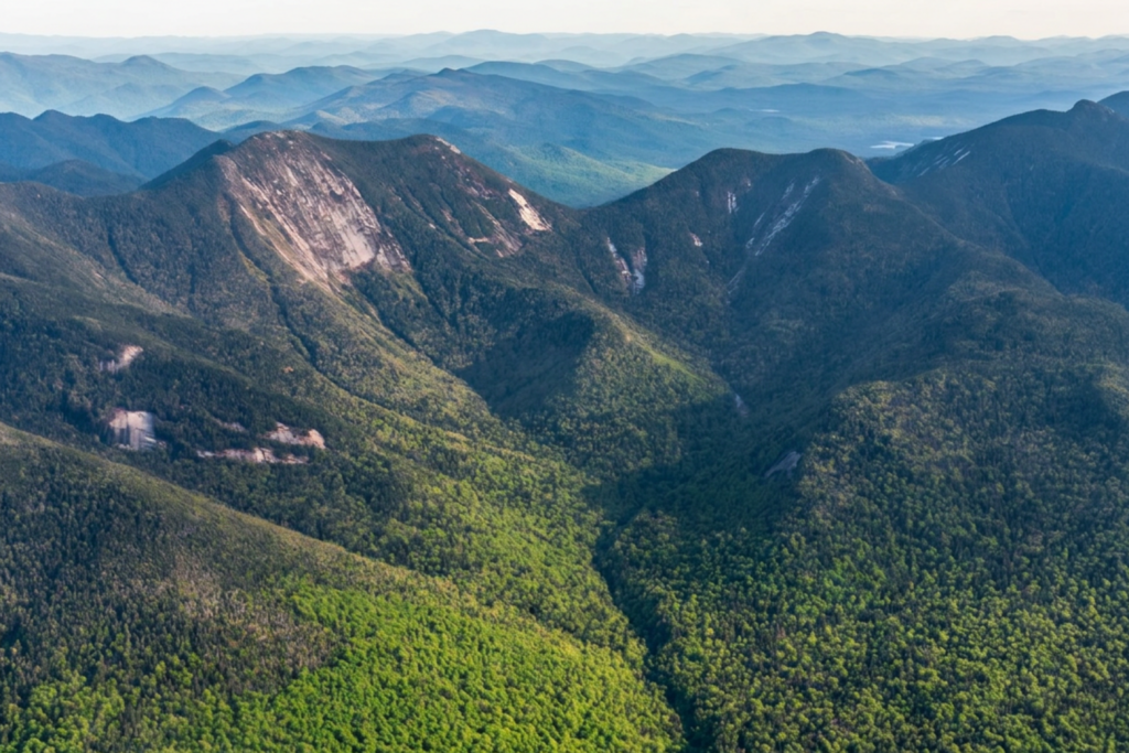 Aerial view of gothics in the Adirondacks, from a plane