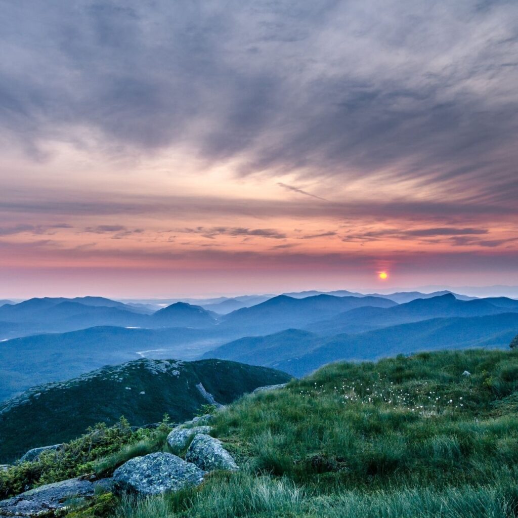 sunrise over algonquin peak