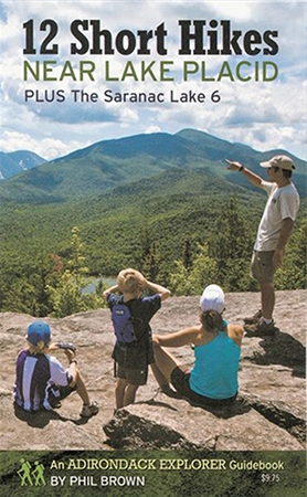 12 short hikes near lake placid book cover