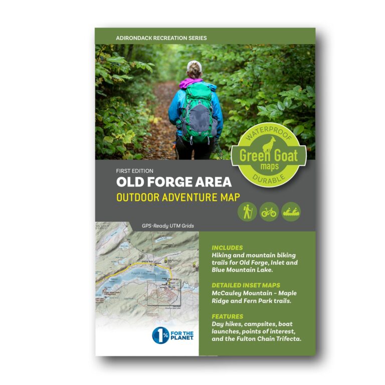 Green Goat Old Forge Area Outdoor Adventure Map