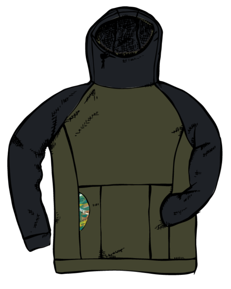 Thuja ~ Custom Burrow Hoodie